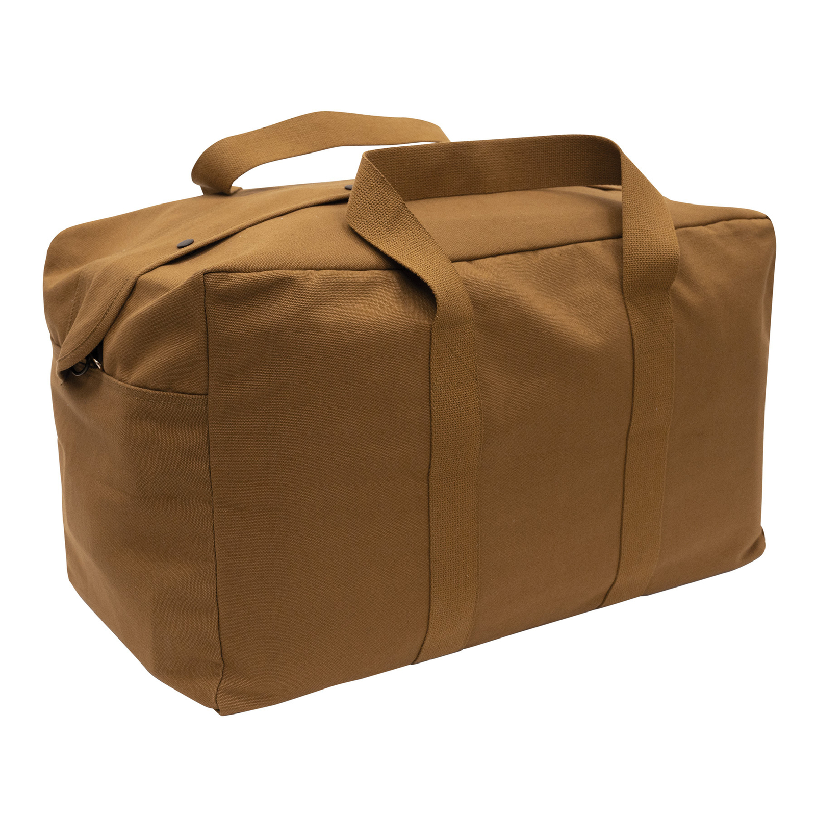 Canvas Parachute Cargo Bag In Work Brown 24″x15″x13″ – Twin Handle Duffle Bag