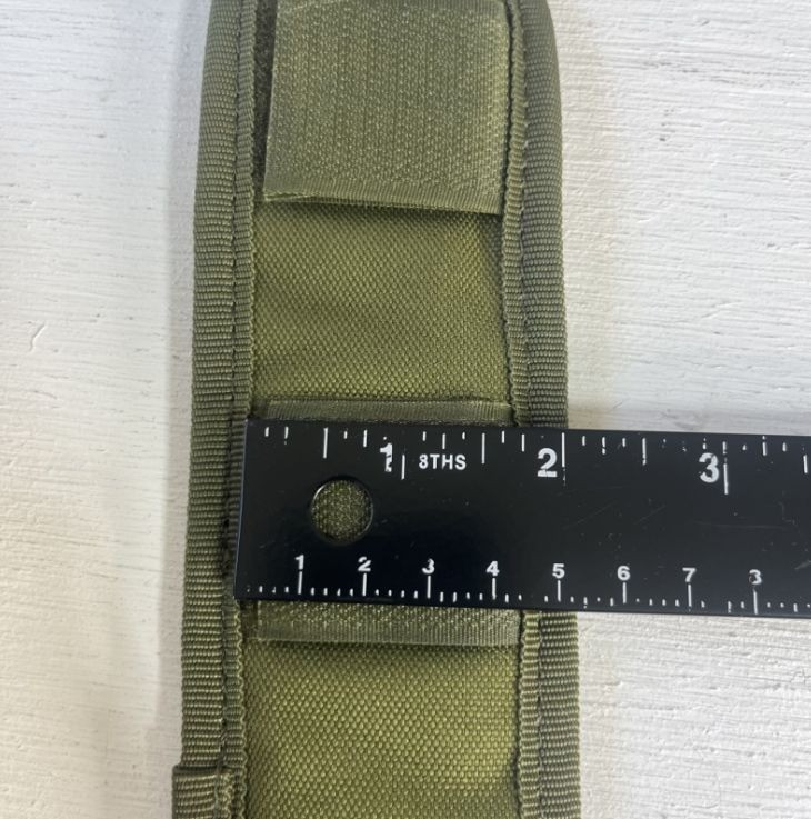 Shoulder Pad Strap Non-slip Adjustable Khaki Green Hook Loop