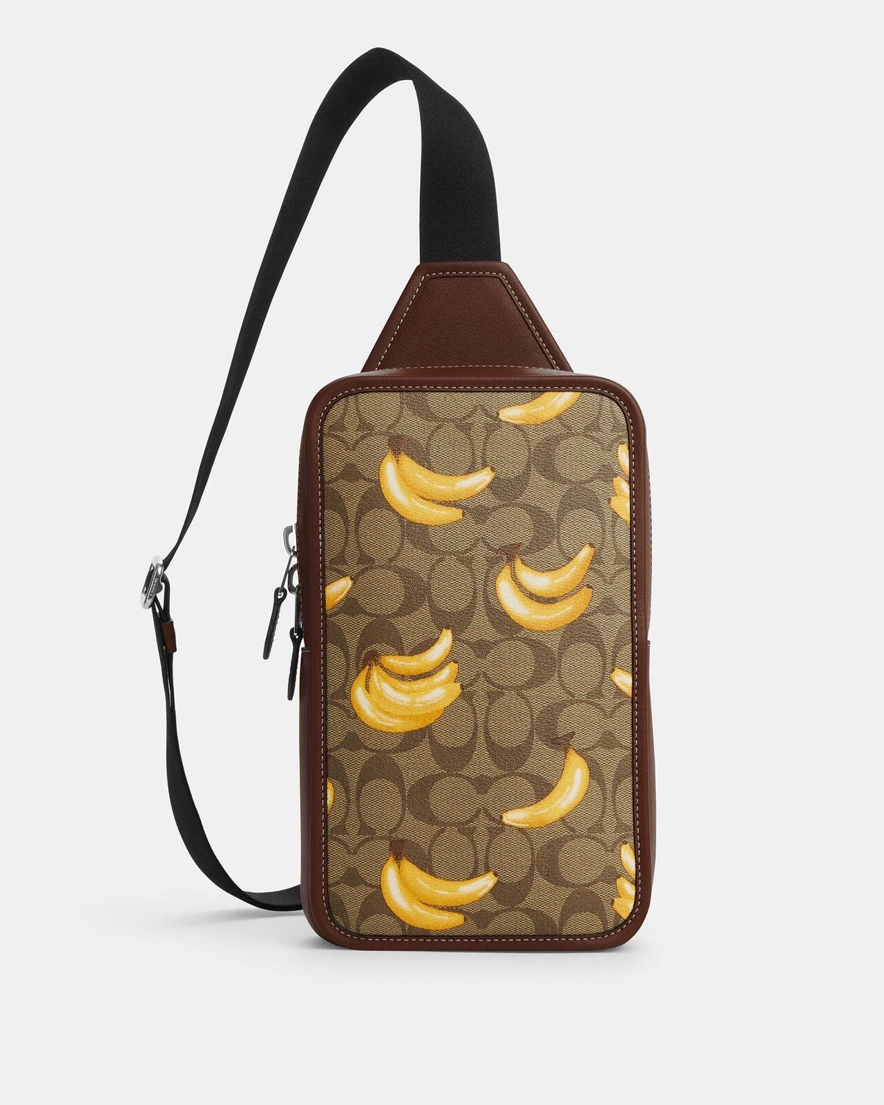 NWT Coach Sullivan Pack In Signature Canvas With Banana Print CR295