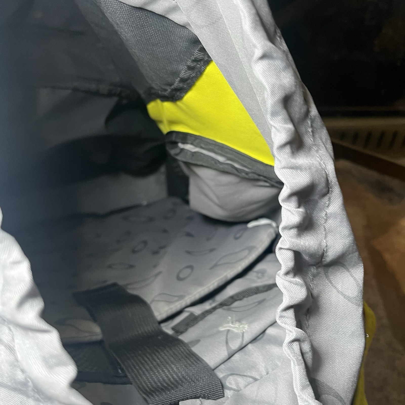 Vintage Oakley Gearbox LX Software Backpack Y2K Yellow Tactical