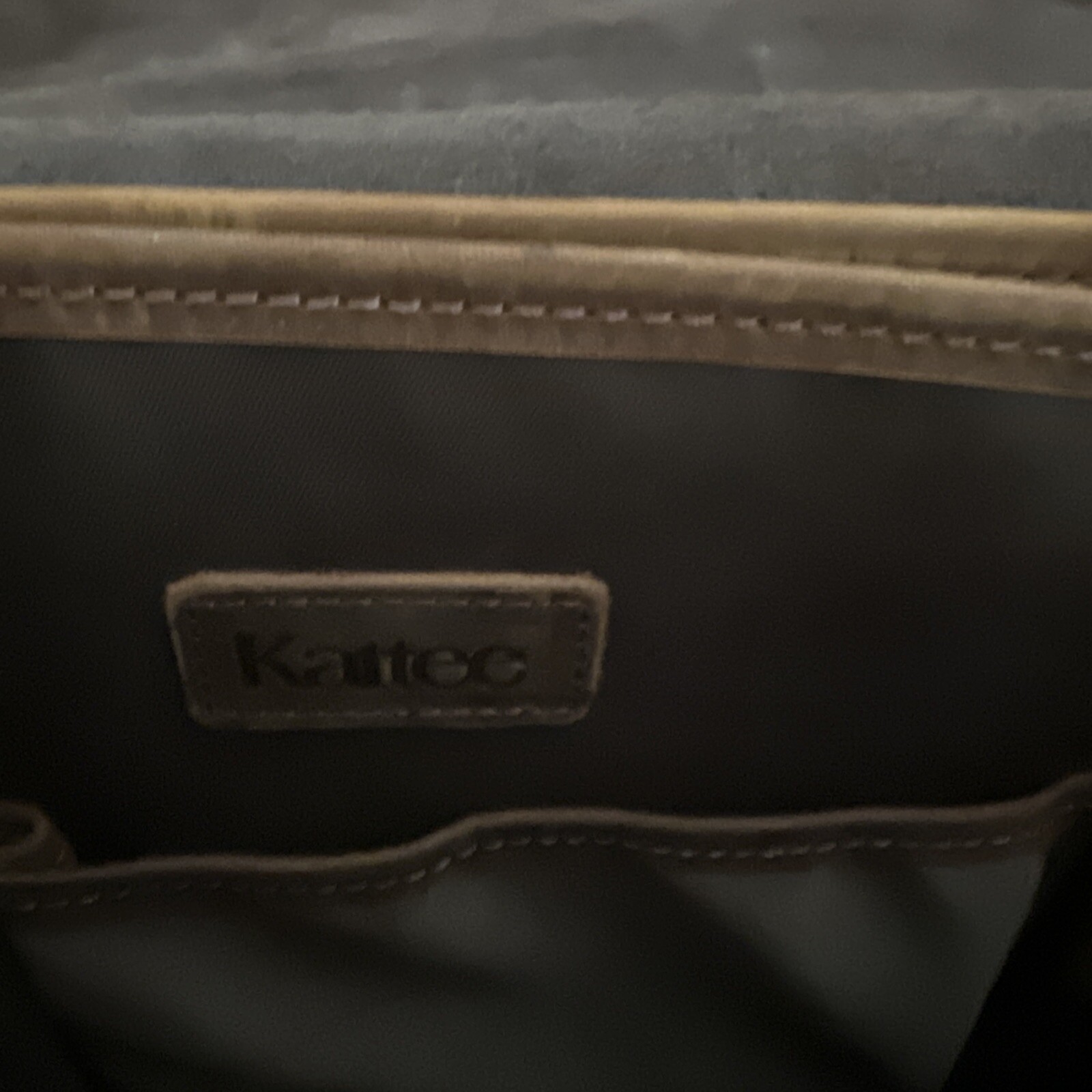 kattee Leather Briefcase Strap Brown EUC