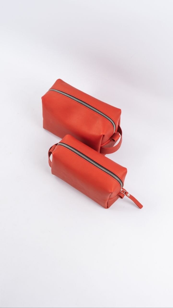 Handmade Leather Toiletry Bag Leather Dopp Kit Bag, Mens Toiletry Bag
