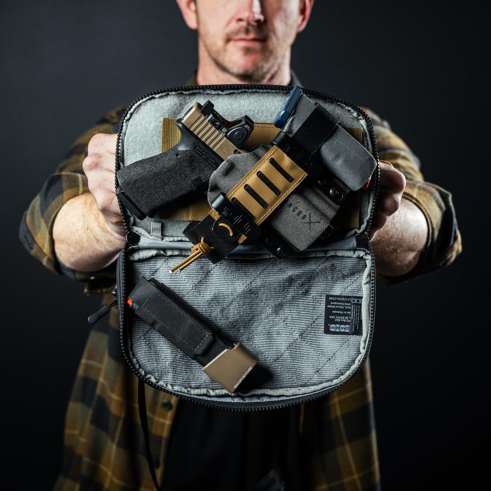 Fade Flex – Concealed Carry Waist Bag – Tactical Men’s Fanny Pack with Adjust…