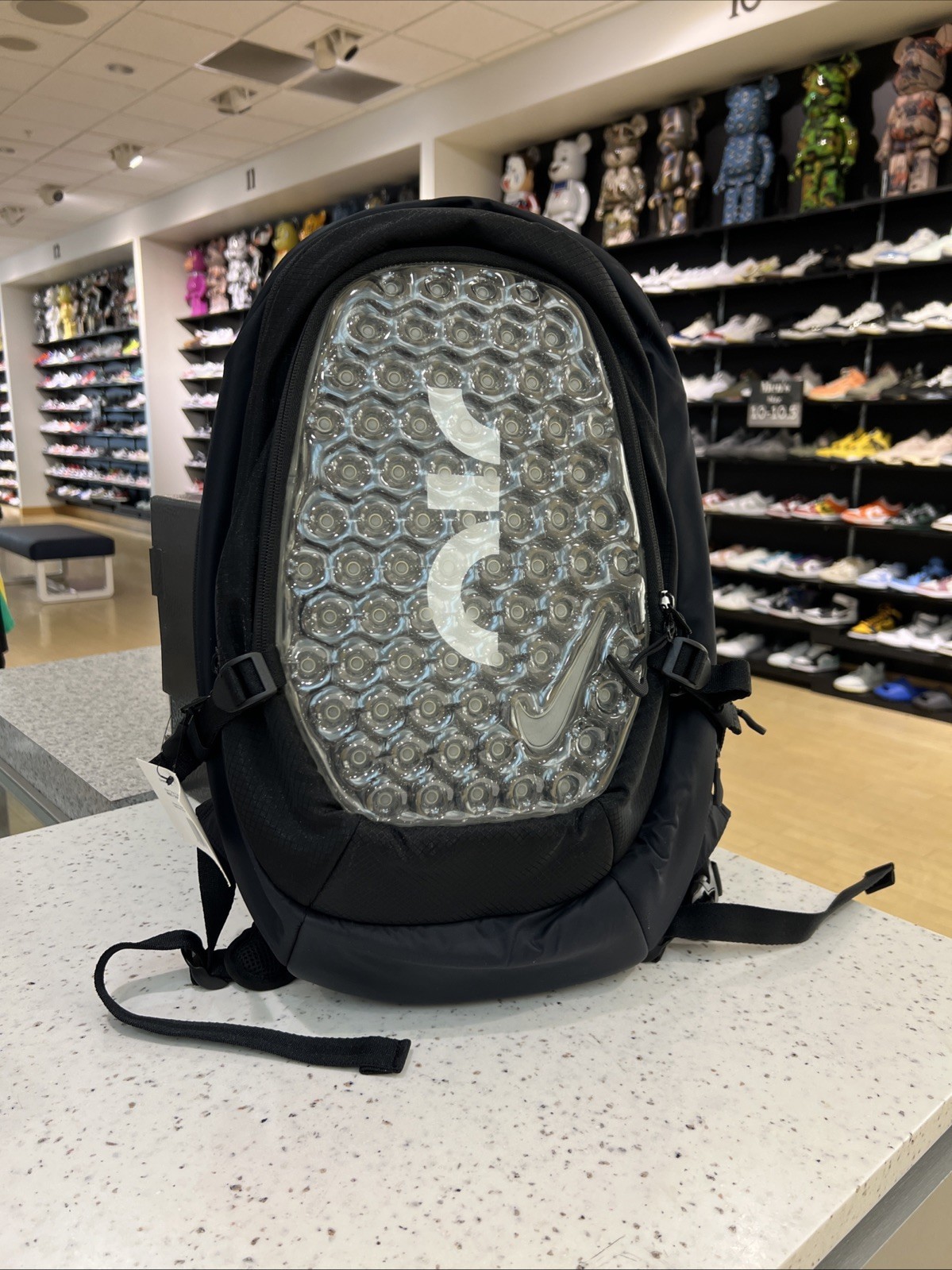 Nike Air Max Bubble Backpack Black Clear 17L
