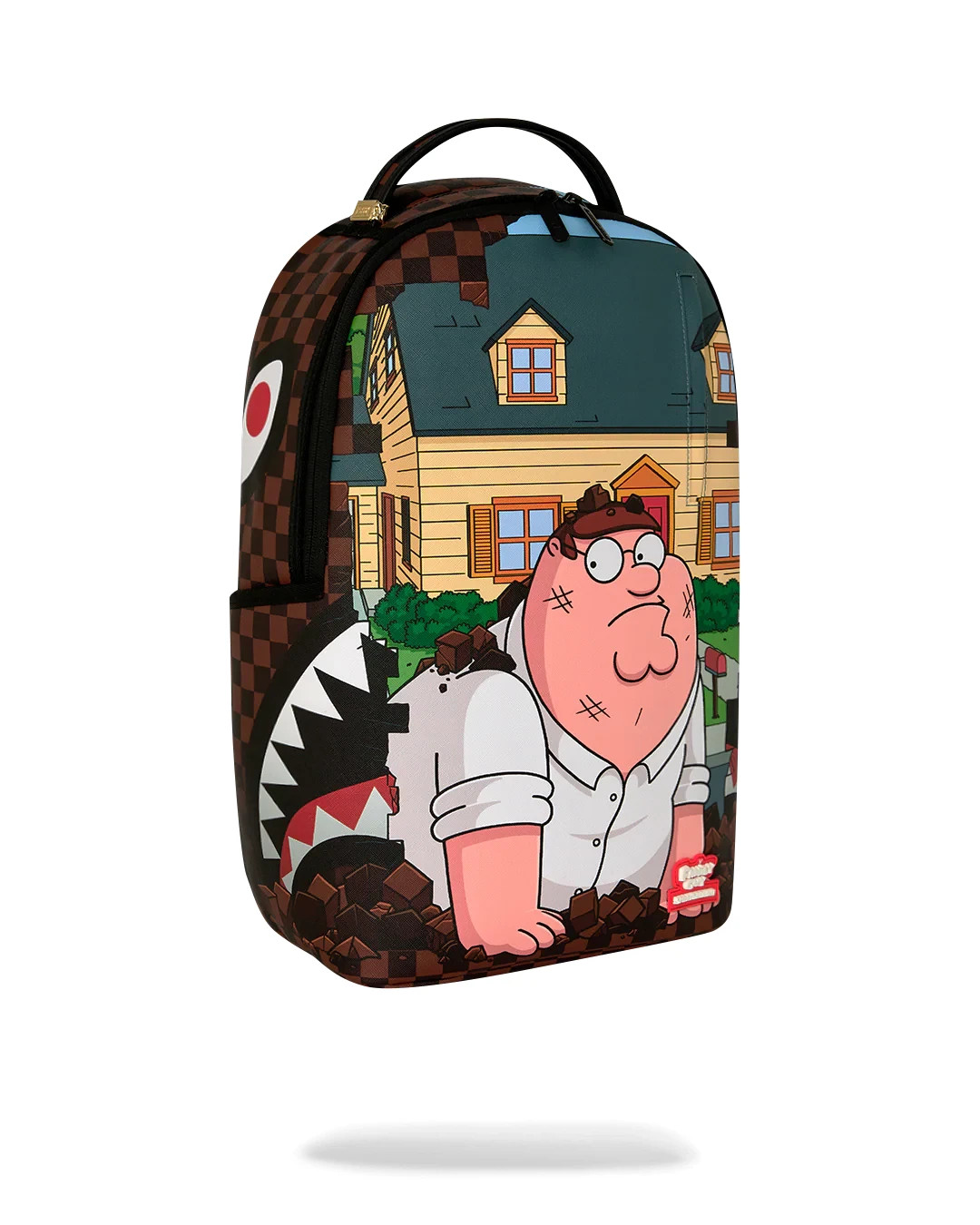 Sprayground Family Guy Peter Clumsy Backpack🔥Black Travel Bookbag School Bag