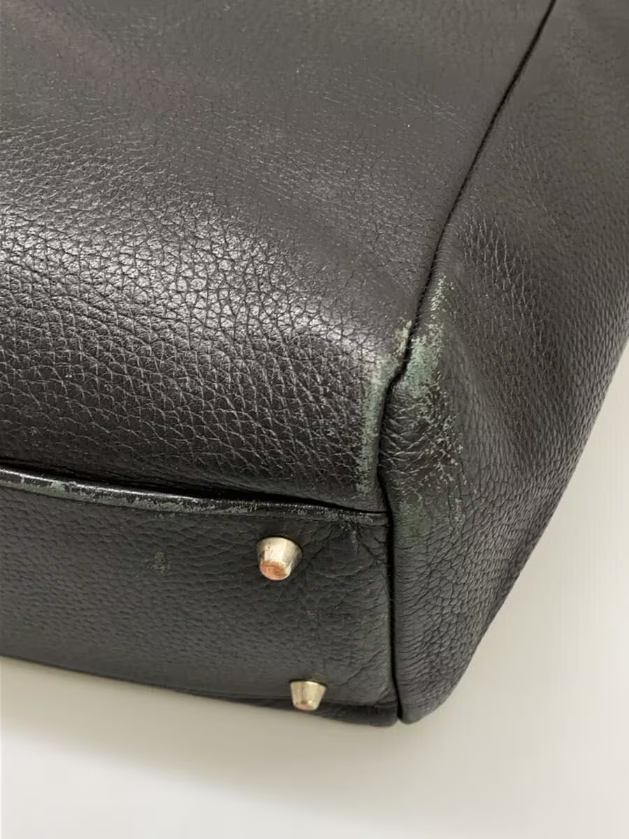 UNITED ARROWS UADB Leather Zip Tote Bag BLK 805091