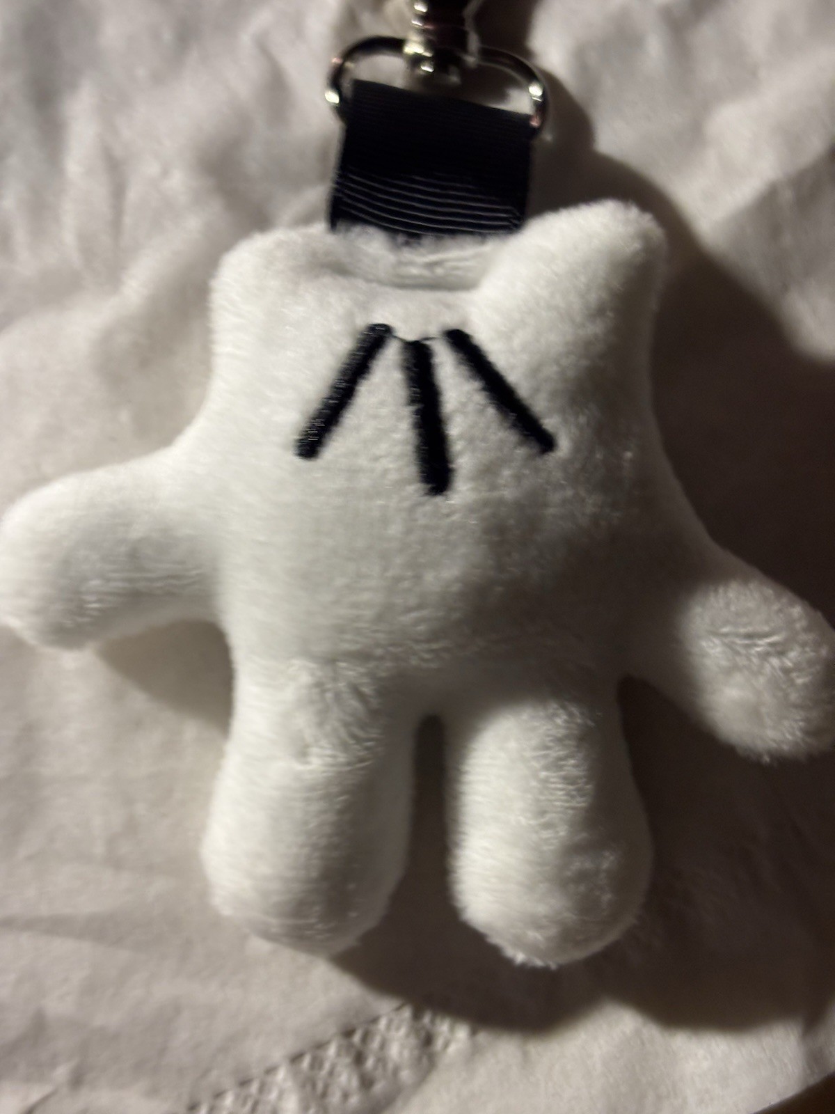 Bag Tags Or Charm Mickey Mouse Hands Adorable One Or Two On A Bag Will Ship Now