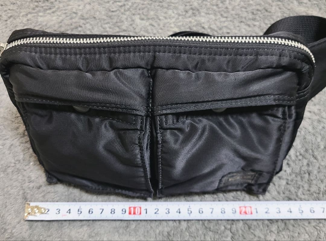 Yoshida Kaban PORTER Tanker Waist Bag Black Body Bag Japan Excellent Condition