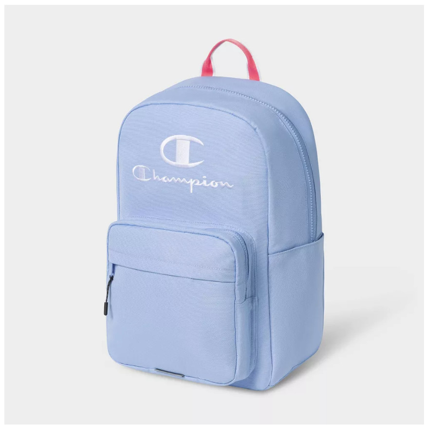 Champion Estate Backpack – Light Blue – Padded 15″ Laptop Sleeve