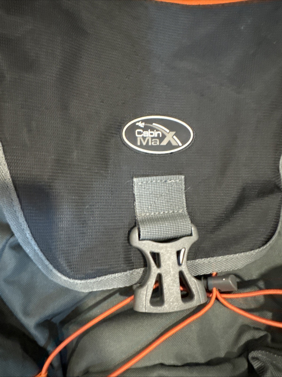 Cabin Max Equator Travel Backpack 44L Flight Approved Carry On Grey Orange