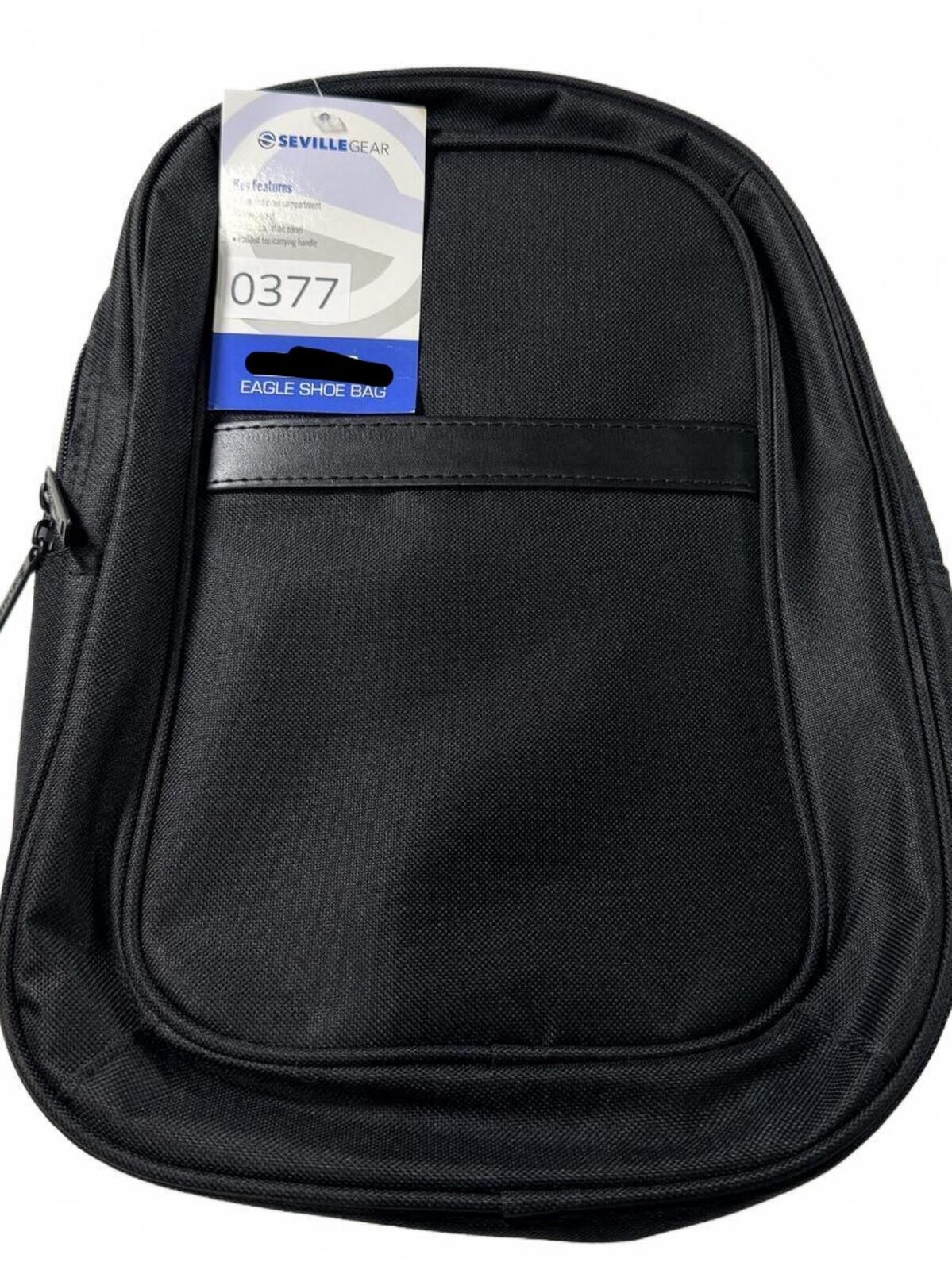 Black Travel Shoe Bag