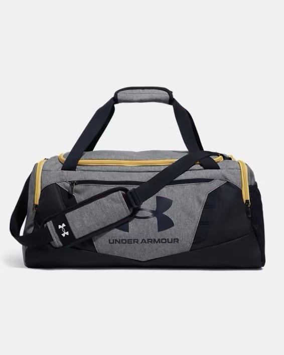 Under Armour Undeniable 5.0 Duffle Gym Carry on Bag W/ Shoe Pocket 40L Navy Gray