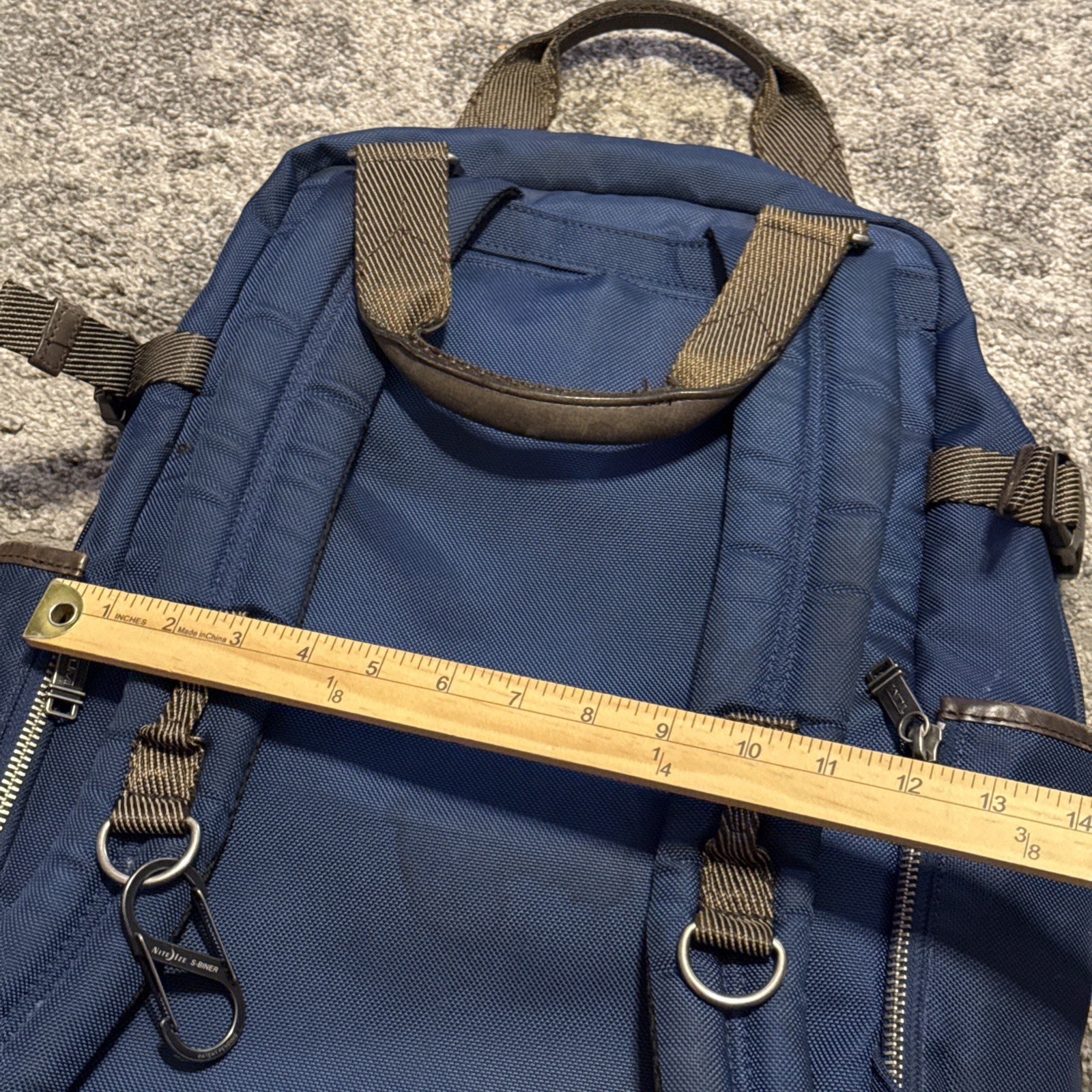 TUMI Alpha BRAVO Lejeune 2-Way Backpack Tote Blue