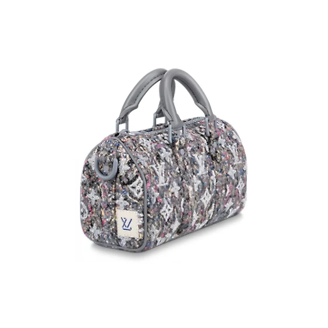 LOUIS VUITTON Keepall Classic Old Flower Full Body Logo Handbag 8.2×3.5×4.7 in
