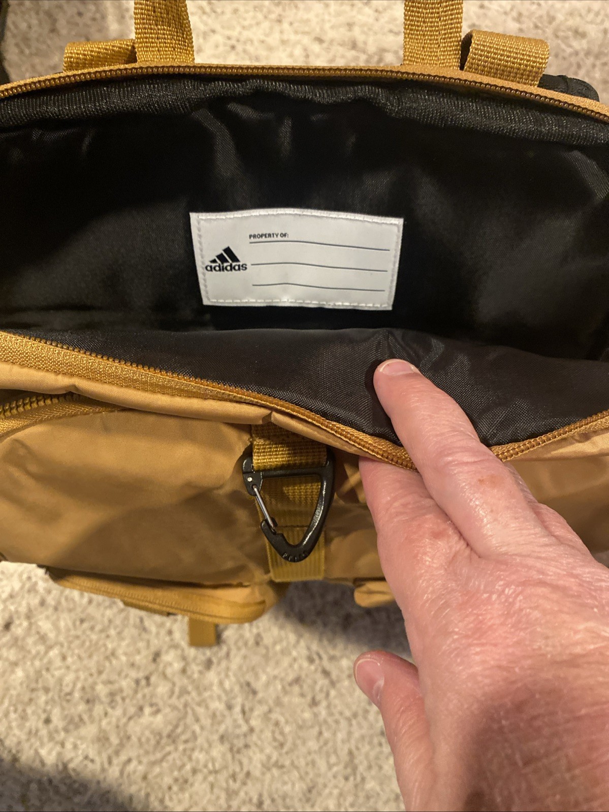 Adidas Iconic 3 Stripe Backpack Mesa Brown/Black