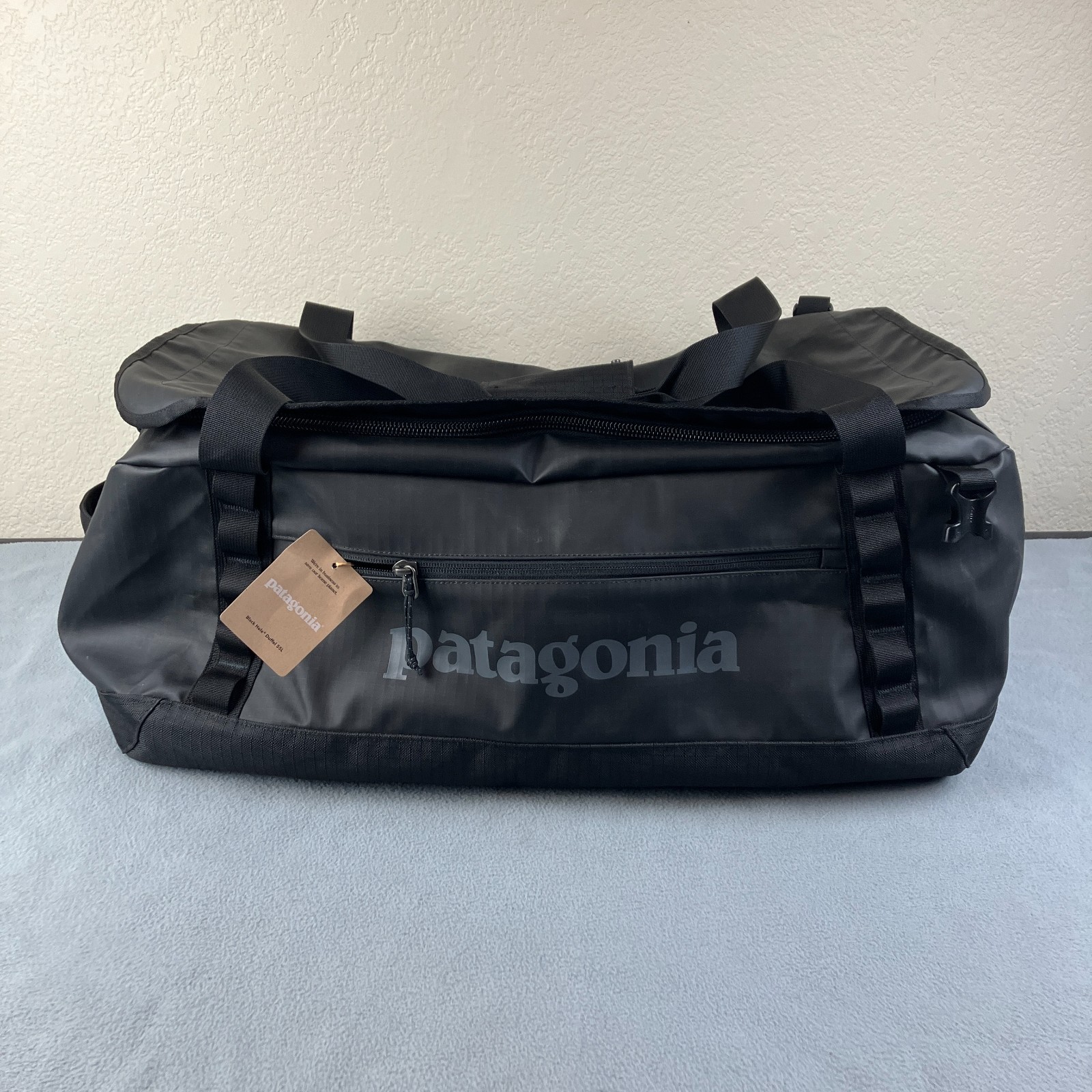 Patagonia Bag One Size Large Black Hole Duffel 55L Travel *No Shoulder Strap