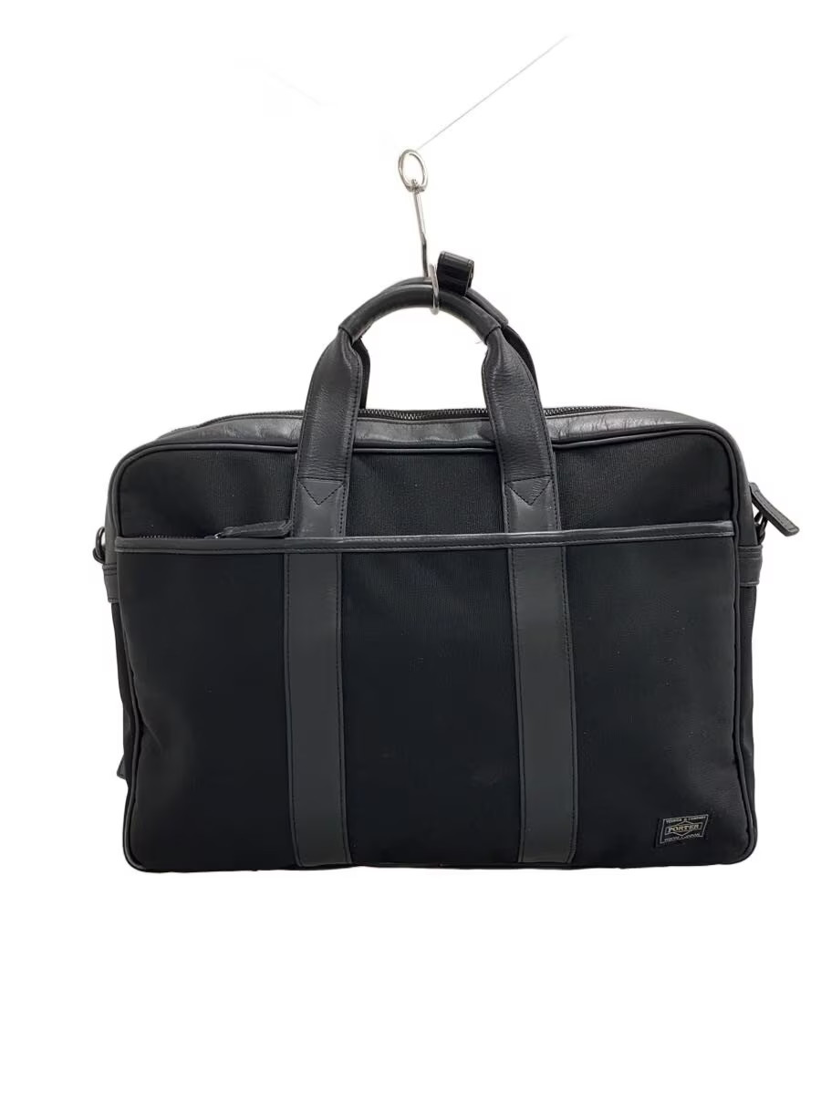 PORTER Attache Case Cotton BLK Solid 3132