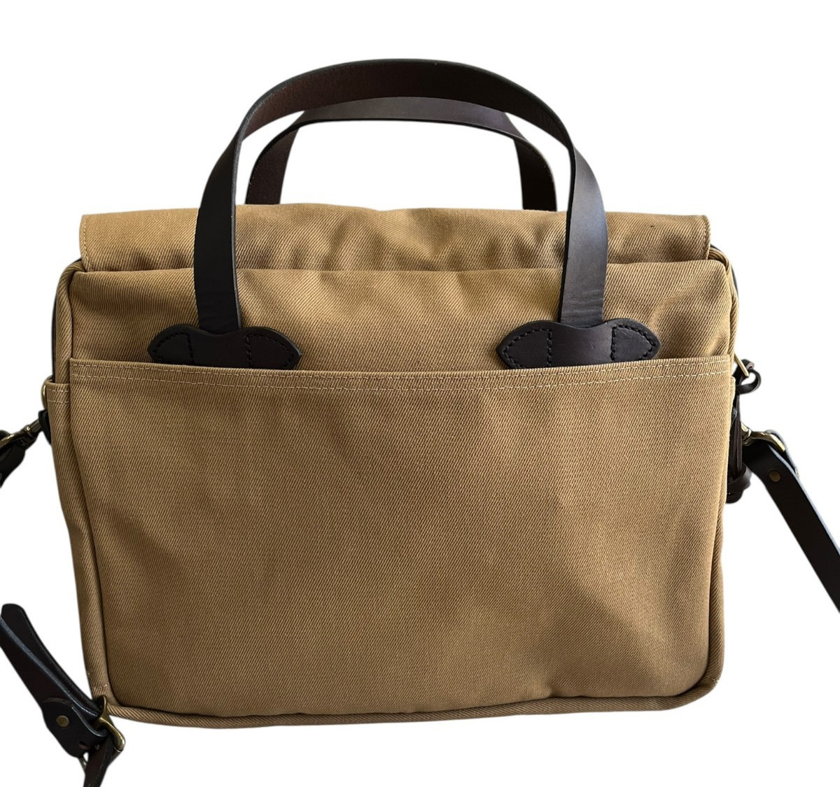 Filson Rugged Twill Original Briefcase | Made in USA | Dark Tan 256 Brand New