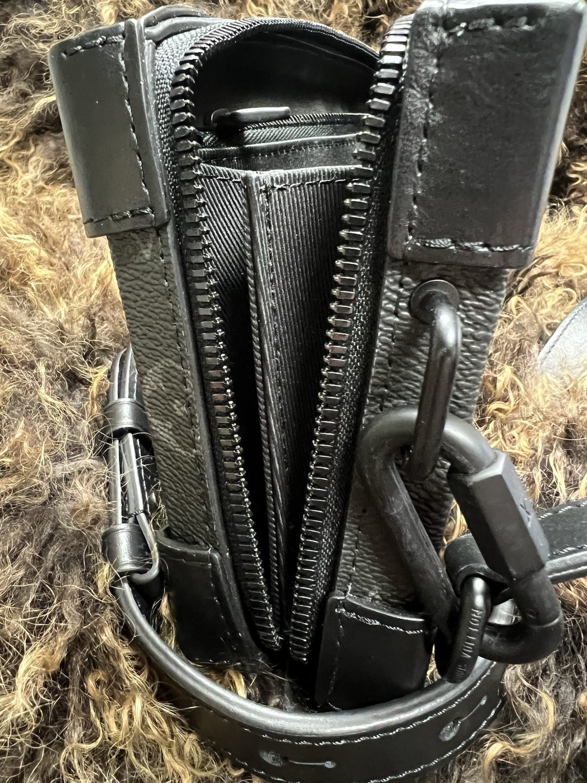 Authentic Louis Vuitton Mini Soft Trunk – Monogram Eclipse matte black hardware