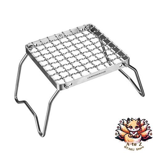 NEW CAMPINGMOON Portable Folding Camping Campfire Grill over Fire Split Stoves