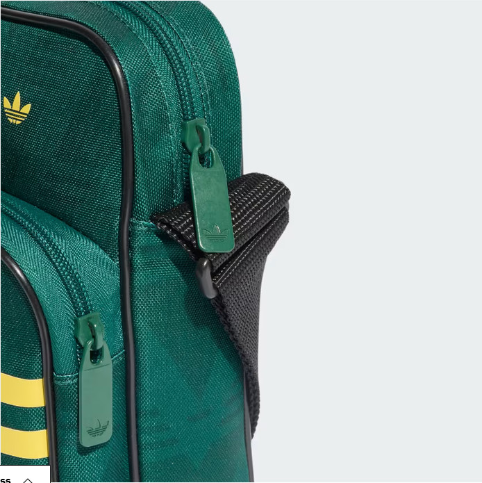 Adidas Originals Festival crossbody Bag Retro Unisex Green Yellow