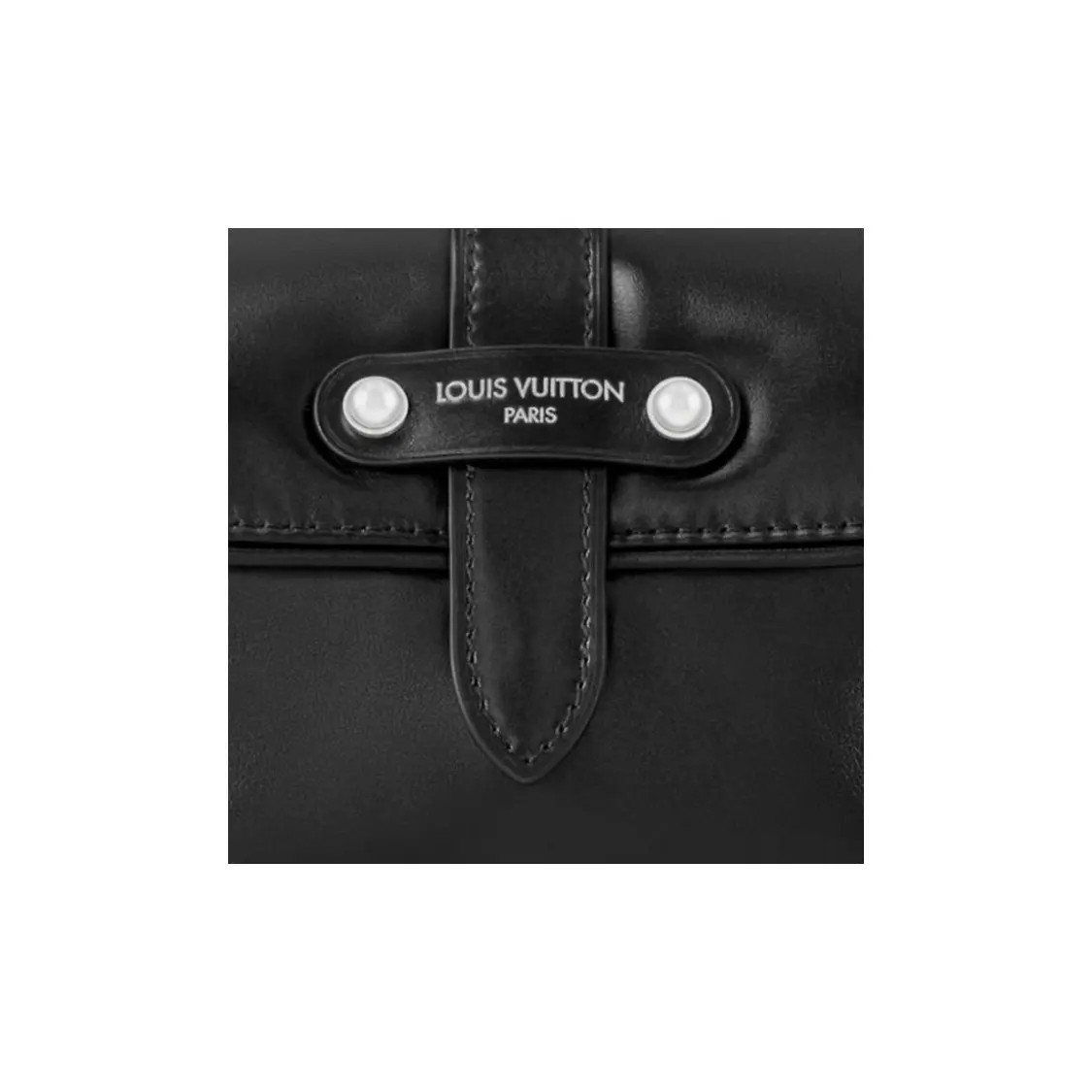 LOUIS VUITTON Cargo Bead Chain Decoration Cross Shoulder Bag Men’s 9x4x5.5 in