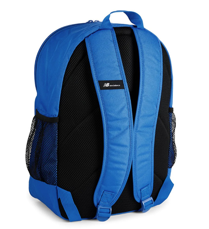 New Balance Backpack Classic Logo Laptop School Travel Training Gym Bag Blue