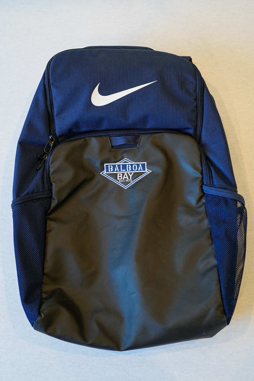 Nike Backpack Balboa Bay Volleyball Club Team Navy Blue Black School Sports Bag