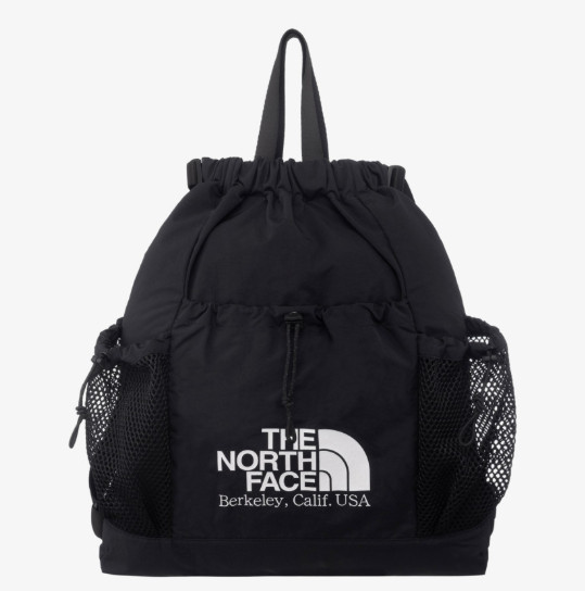 The North Face White Label Linen Mesh Gym Bag Black