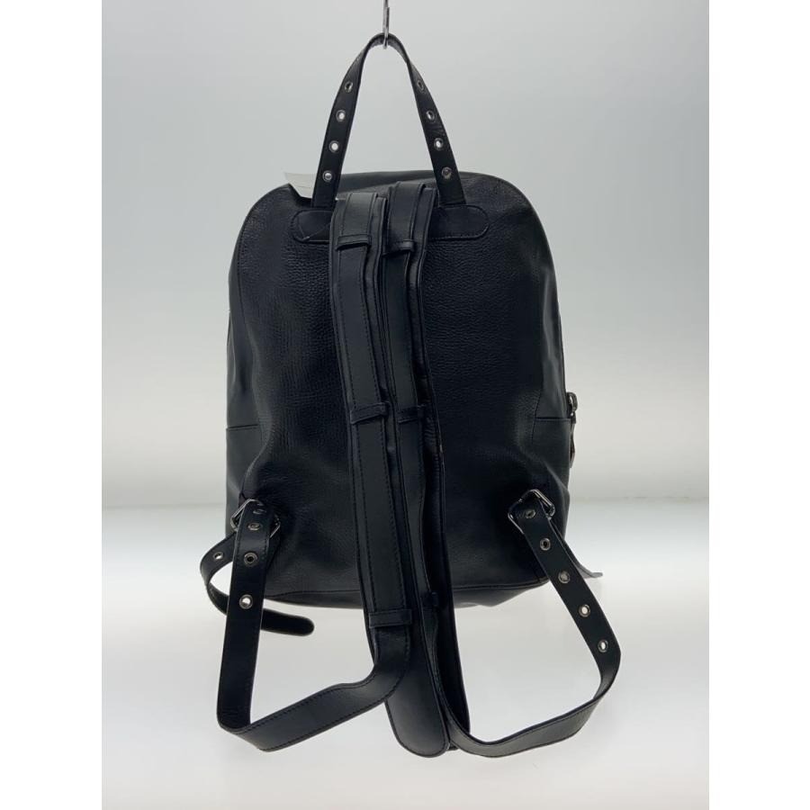 Christian Louboutin Authentic Backpack Black Leather Shoulder Zip Rucksack Red