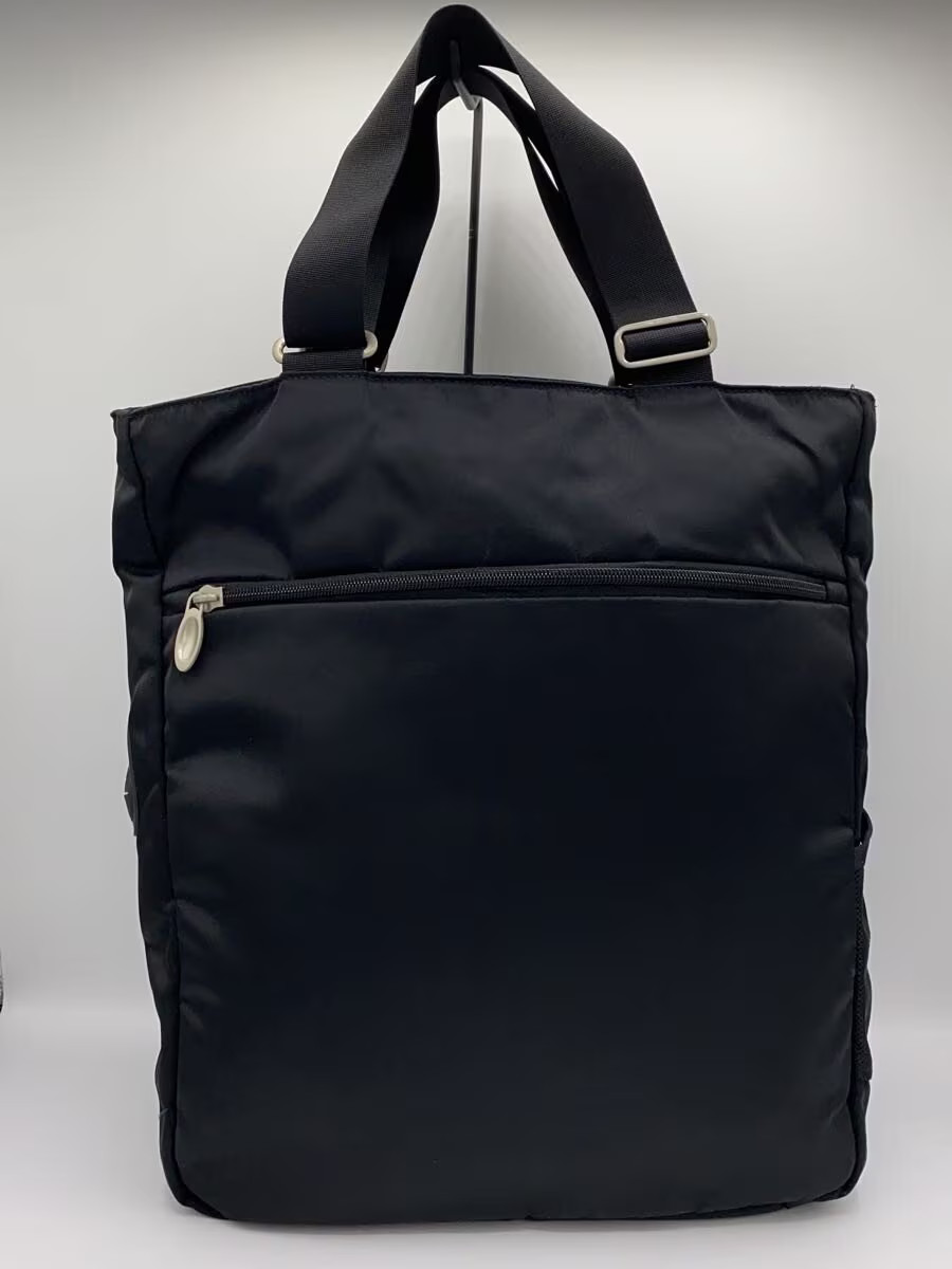 NIKE Tote Bag, Nylon, Black, Solid Color, 52-5-1075-10