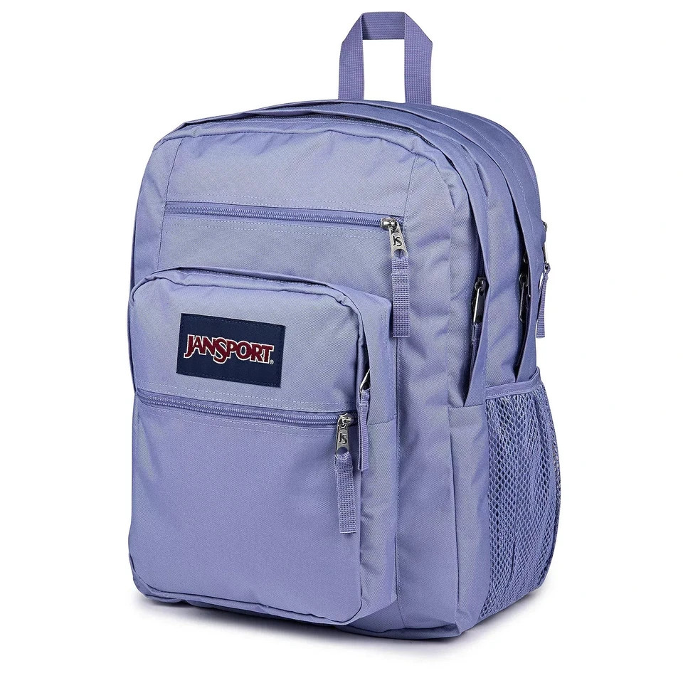 JanSport BIG STUDENT BACKPACK Lavender Ash Purple Unisex 15″ Laptop Compartment