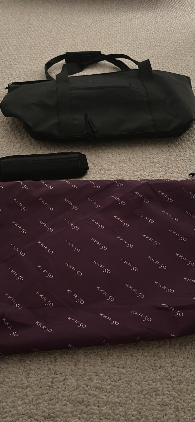 KKR Leather Duffel Bag