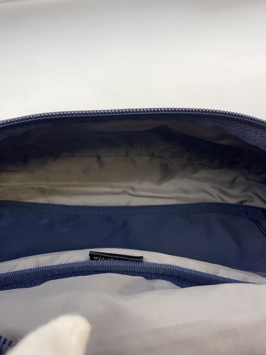 Authentic PORTER FLASH Waist Bag Nylon Navy 7cm Deep, 14.5cm High, 3cm Wide