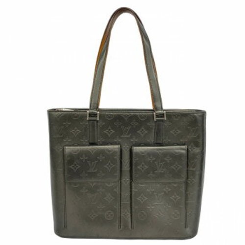 LOUIS VUITTON Monogram Matte Wilwood M55102 Black Tote Bag Used