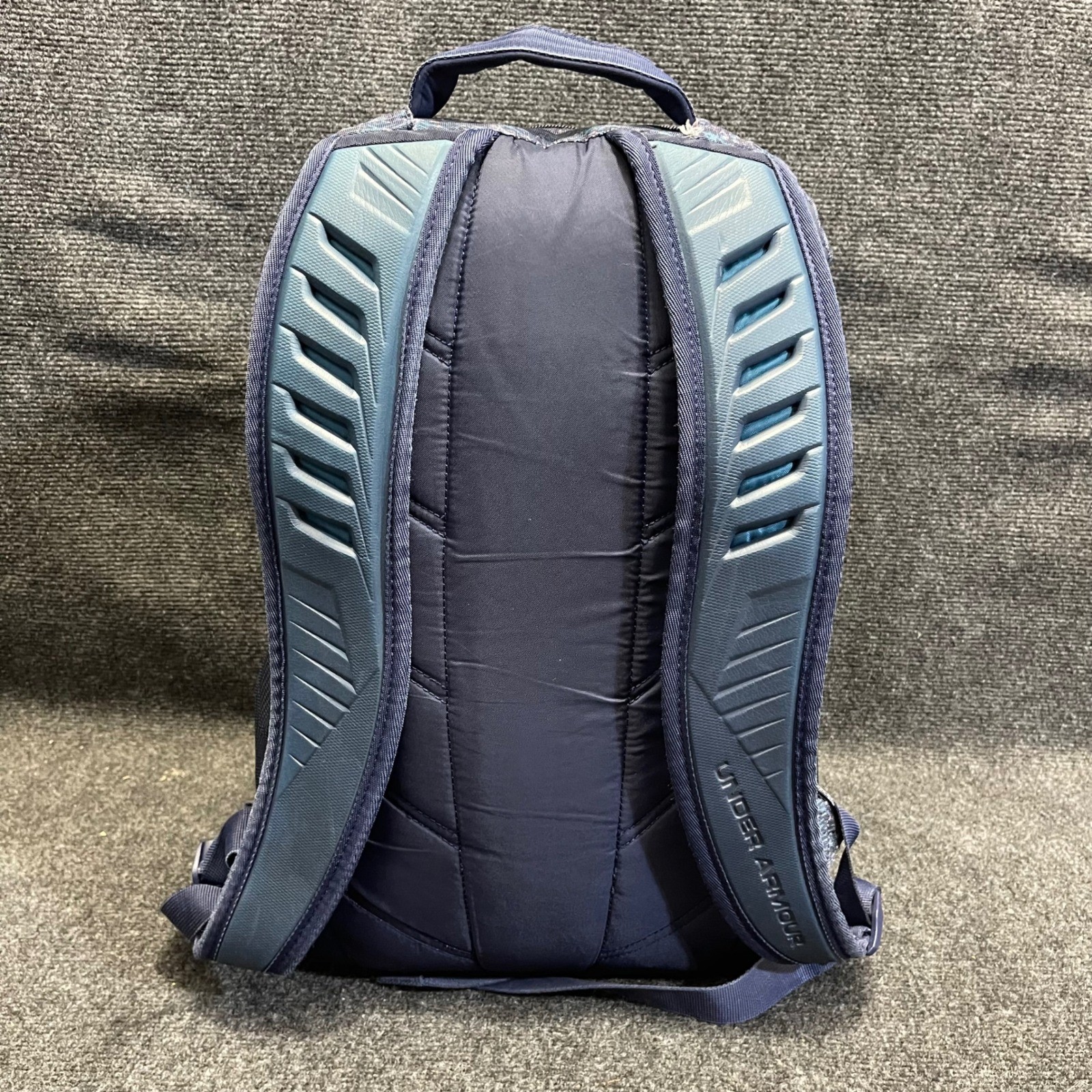 Under Armour 1261825 Teal Blue Patterned Water Resistant Storm Recruit Backpack