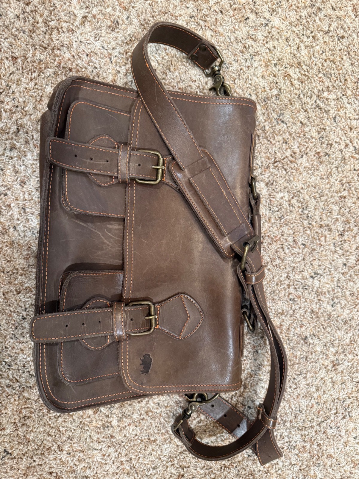 Buffalo Jackson Roosevelt Messenger Briefcase