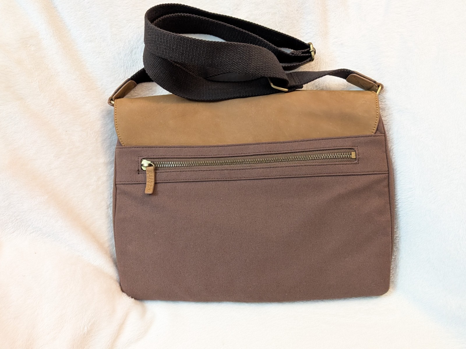 Vtg Pendleton Leather blue red wool Messenger Laptop Bag crossbody EUC