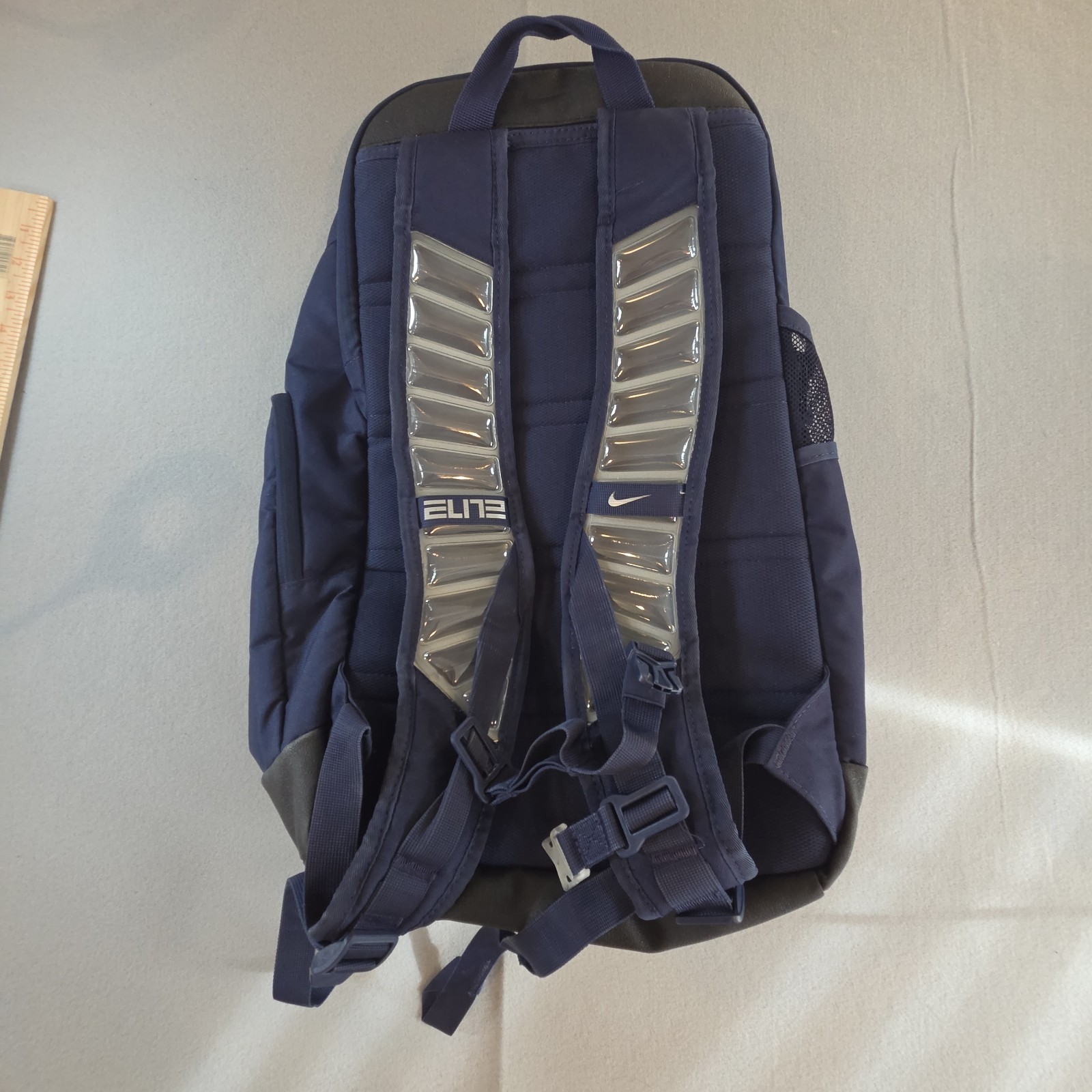 Nike Elite Pro Backpack Navy Blue Basketball Volleyball Soccer Sports 32L