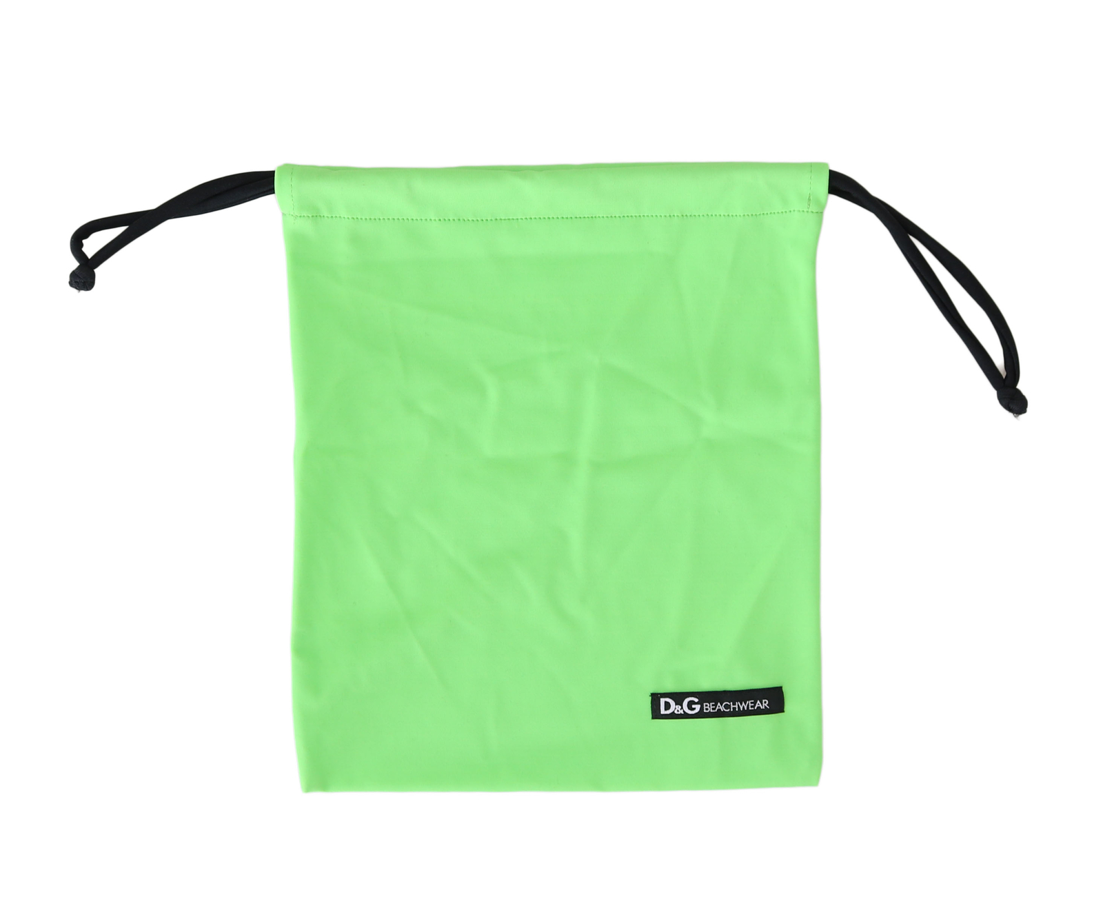 DOLCE & GABBANA Dustbag Cover Bag Cotton Green Drawstring Small 23cm x 20cm