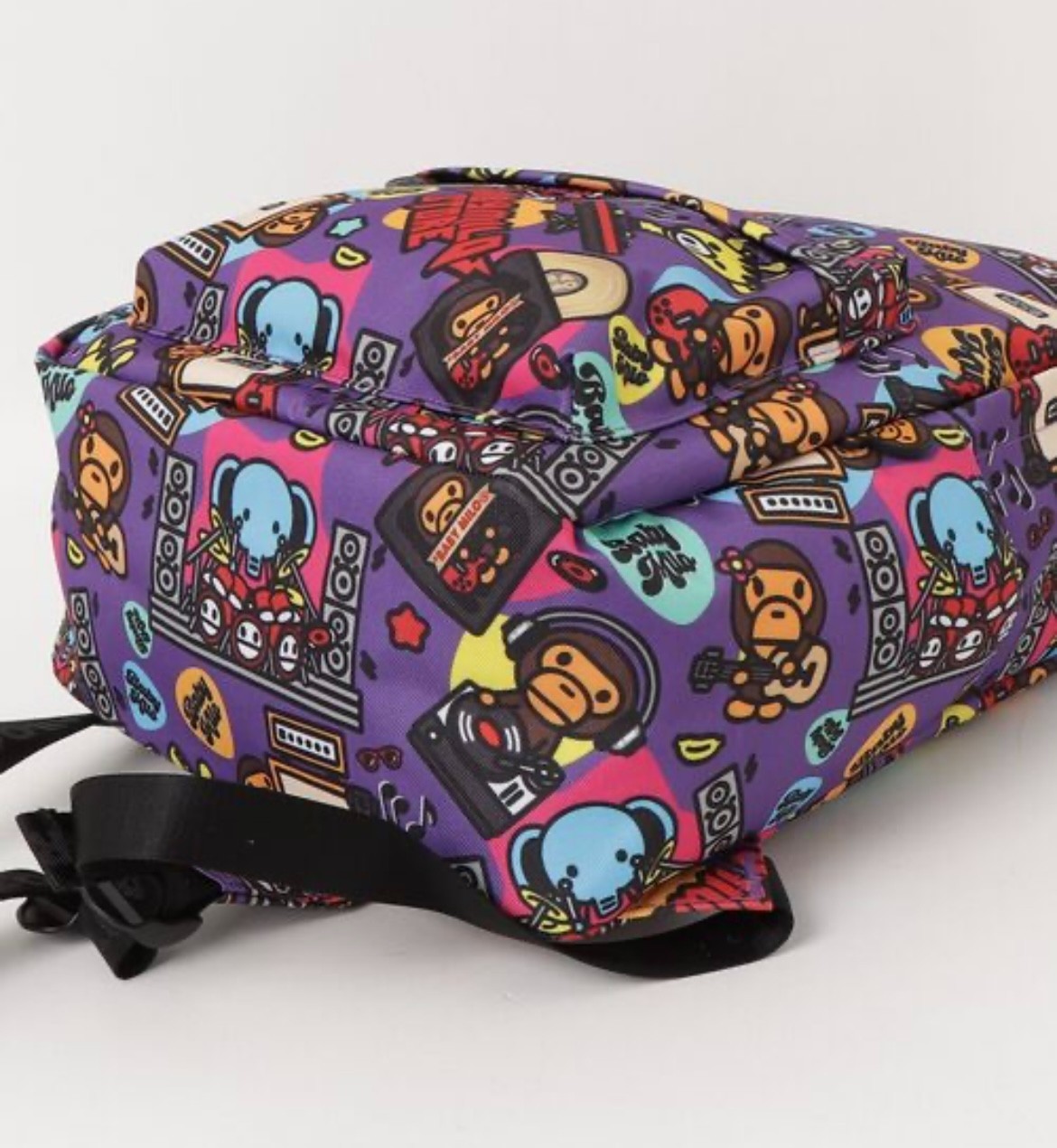 A BATHING APE BABY MILO Daypack Backpack Purple AM70189308 BAPE Japan NEW