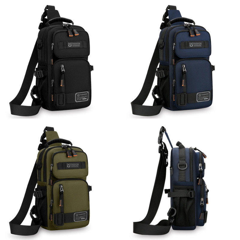 Fashion Men Waist & Chest Crossbody Bag High Quality Casual Bag