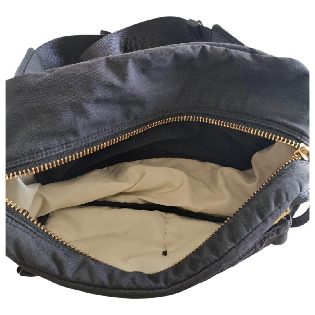 Authentic Porter Yoshida Bag Draft Waist Bag Black 14.5cm x 24.5cm x 6.5cm USED