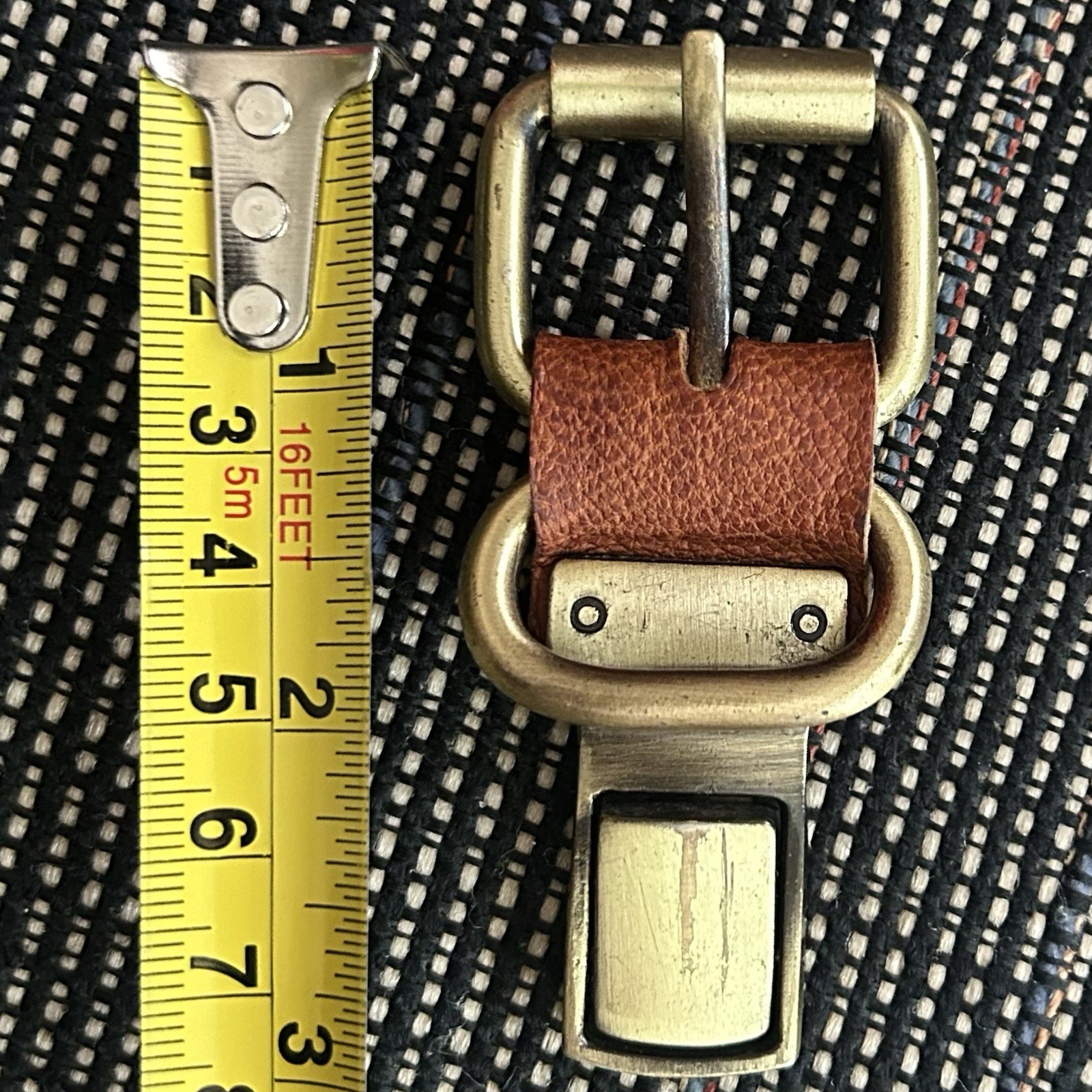 Handmade Vintage Leather Replacement Push Lock Leather Bags Buckle