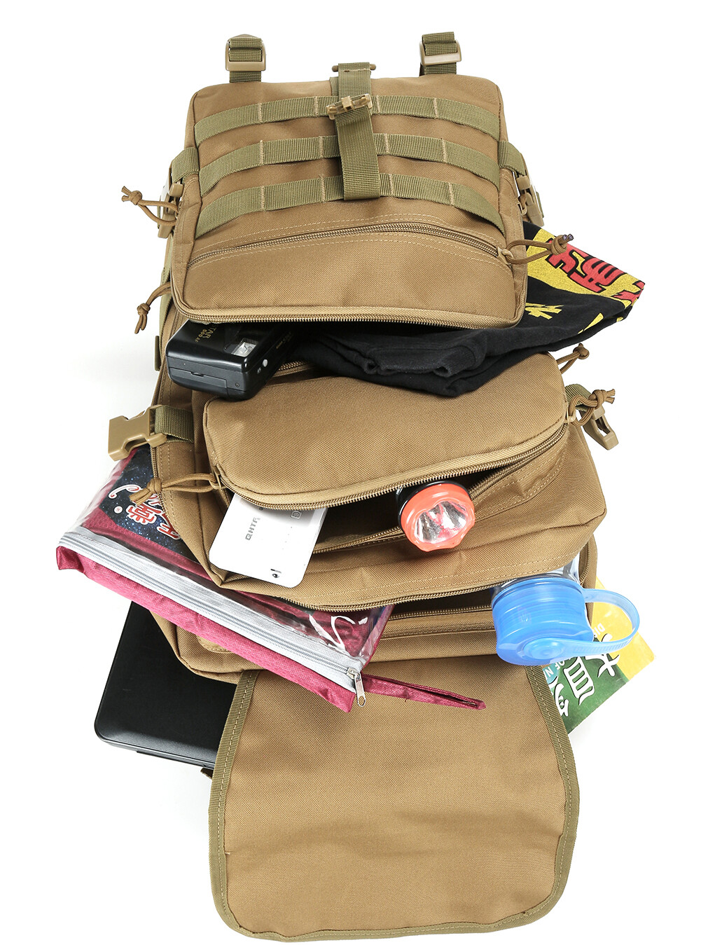 45L Tactical Military Backpack Big Capacity Training Hiking Army Molle Bags USA