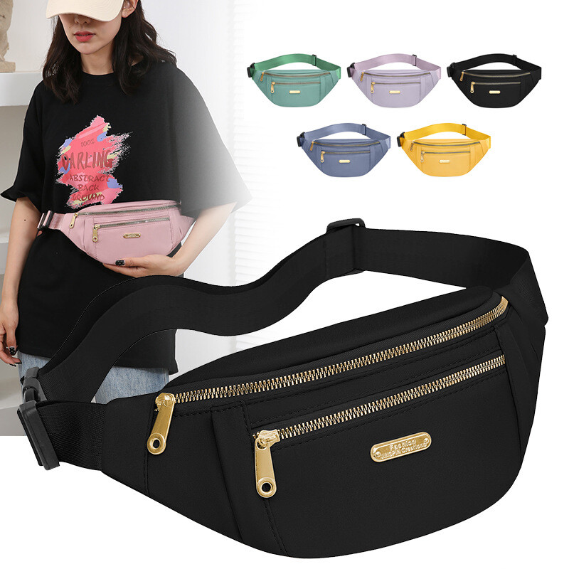 Men Women Sport Casual Pack Waist Bag Fanny Pack Crossbody Bag Shoulder Purse