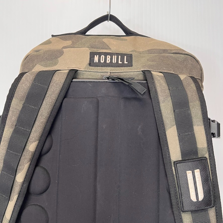 NoBull Backpack Men Waxed Canvas Duffel Pack Molle Web Camo Army Bag Work Nw
