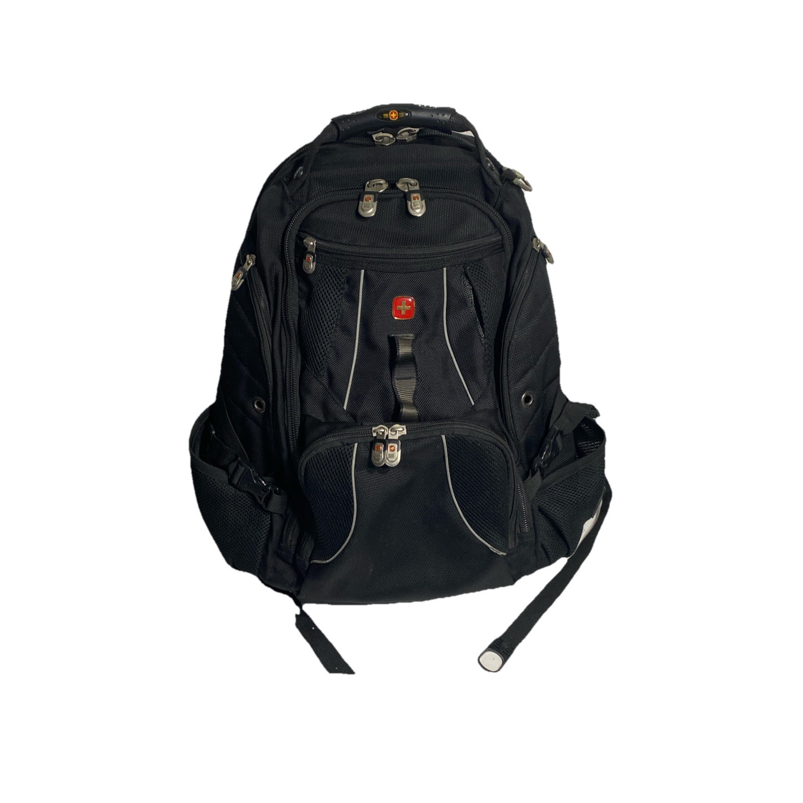 Swiss Gear Airflow Laptop Backpack Heavy Duty Travel Multi Pockets Black *READ*