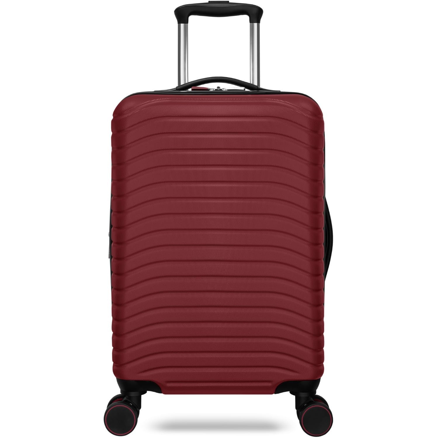 TOTAL TRAVELWARE Everest Expandable Hardsided Spinner Wine 20 Inch Carry On U2