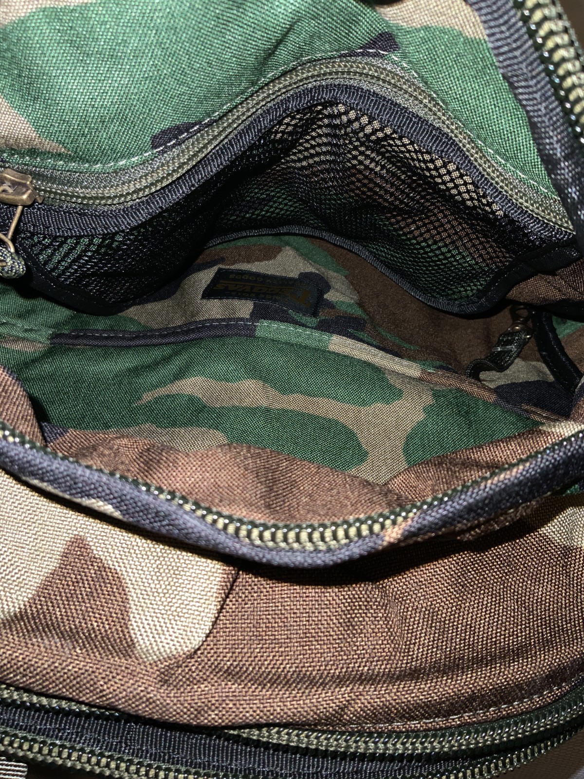 Tecovas Canyon Backpack Camo Waxed Canvas, Style# U30390CM00000OS, OS